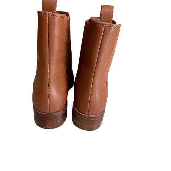 J Crew Chelsea Boots Cognac Brown 7 - Picture 7 of 9